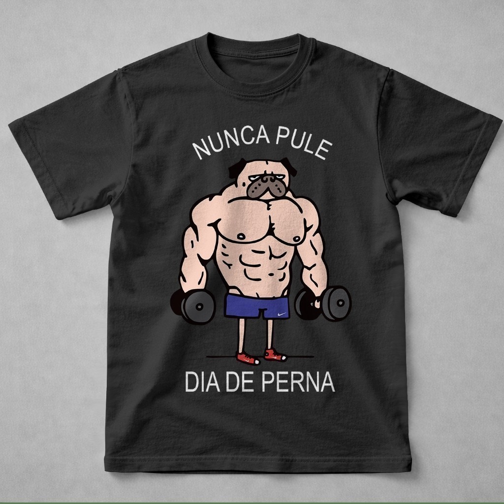 Camiseta Academia Masculina Fitness Gym Treino Memes Engraçados Estampas Variadas Lançamento