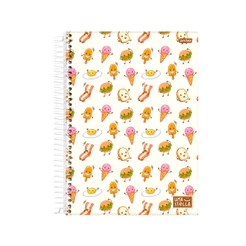 Caderno 10 Matérias Universitario 160 Folhas Stella - Jandaia Capa:Lanche