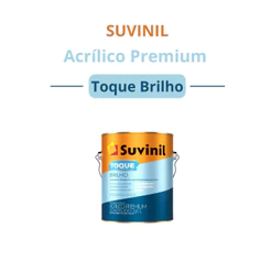 TINTA ACRILICA SEMIBRILHO TOQUE BRILHO 3,6L - SUVINIL Lavável Sem Cheiro Parede Interno e Externo
