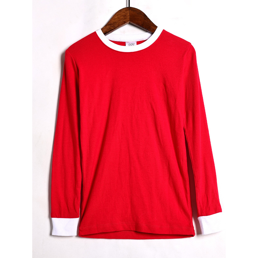 2026 primavera outono médio grande crianças moda contraste cor costura crianças camiseta de manga comprida estilo fino r