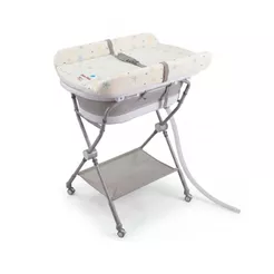 Banheira Para Bebê Dobrável Trocador Suporte Ajustável Termômetro 10 Litros Starfish Maxi Baby
