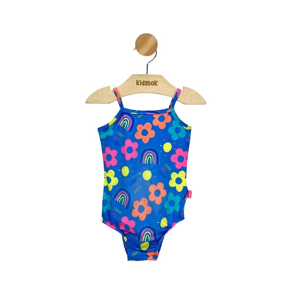 Maiô Menina Proteção UV Floral - Kamylus