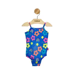 Maiô Menina Proteção UV Floral - Kamylus