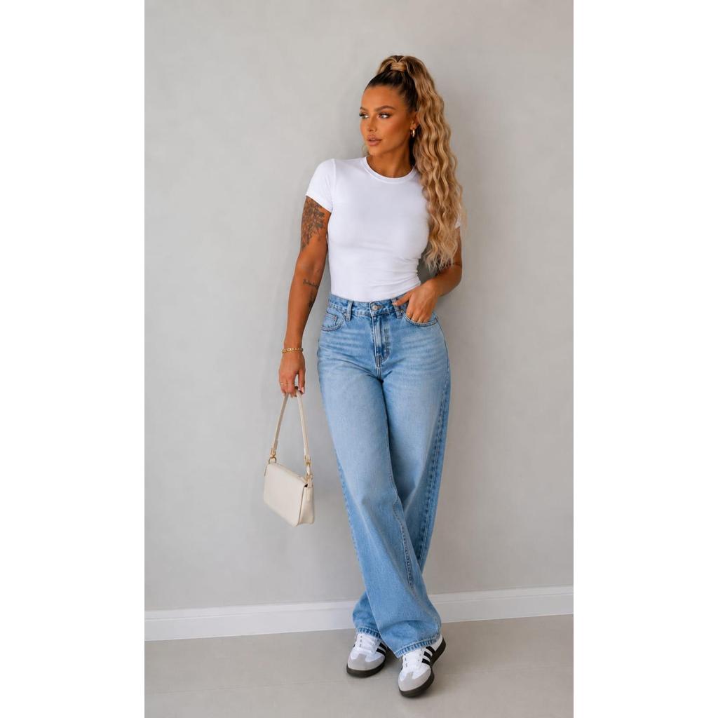 Blusas Femininas Baby Look Básica Suplex Manga Curta Casual