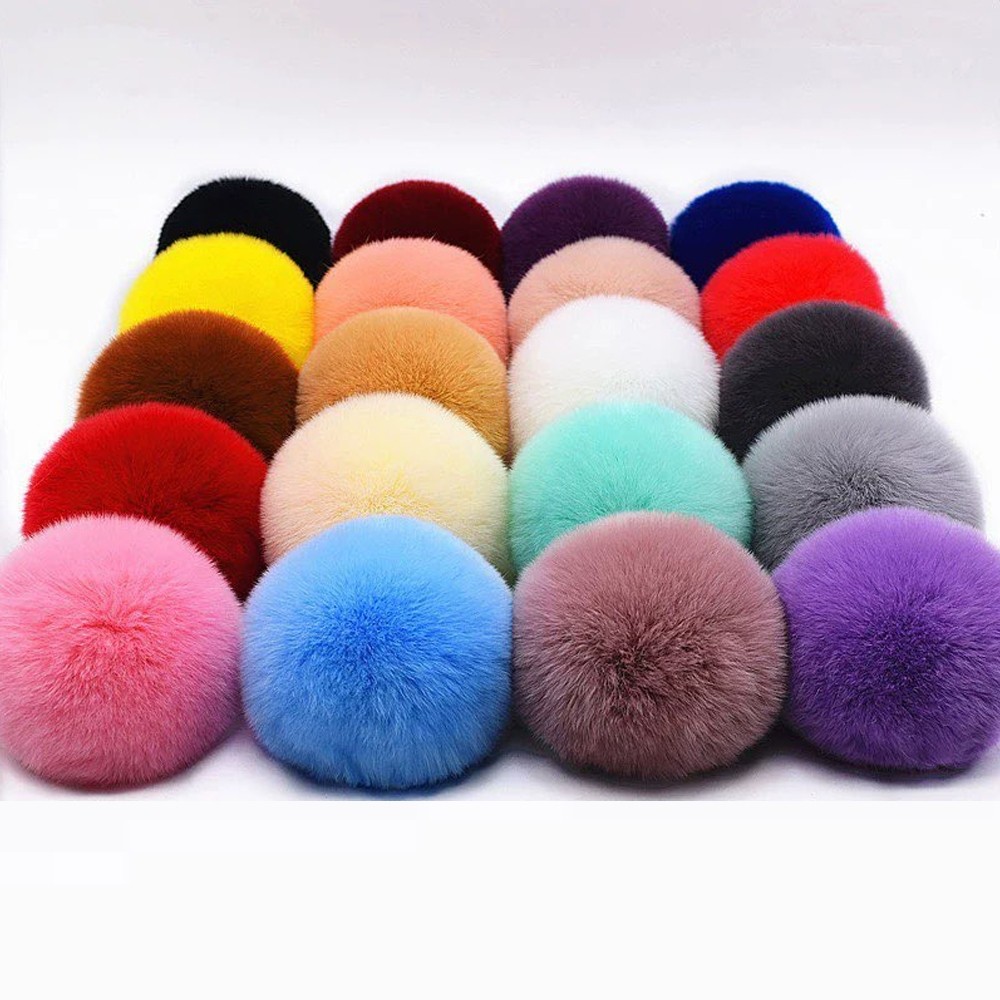 Pompom Pelúcia 80mm - Cores Diversas - Com 5-35 Unidades diy
