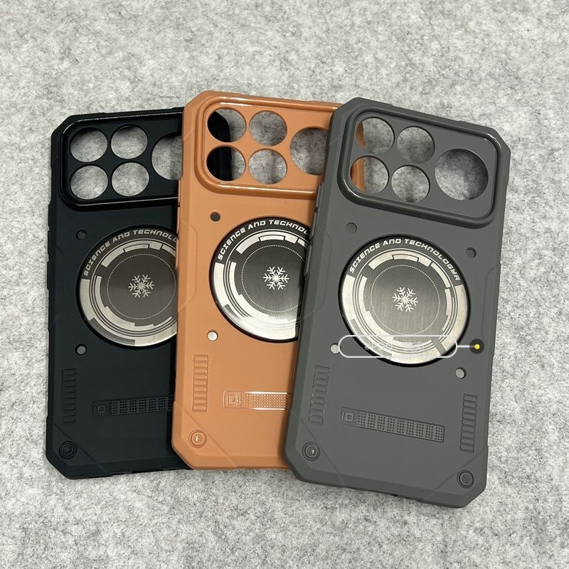 Capa de Telefone para Redmi K100 Pro/POCO F9 Pro K90 Ultra K90/POCO F8 Pro K80 Ultra, Capa Macia Reforçada Anti-queda co
