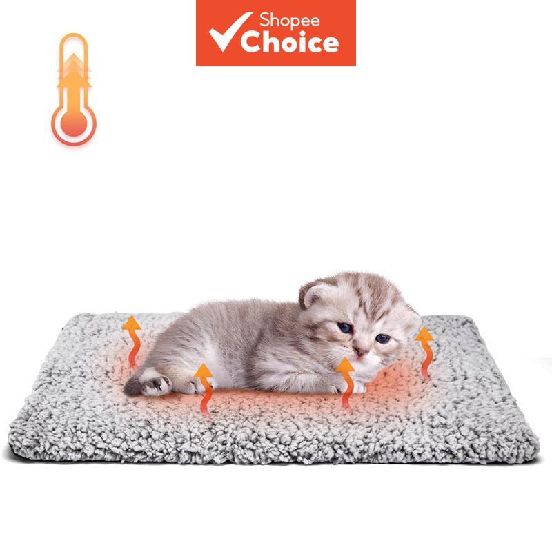 Cama Autoaquecedora para Gato 2.0 – Almofada térmica de dupla camada com capa removível e lavável, tapete antiderrapante