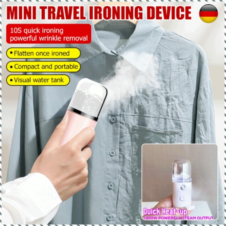 [Fácil de Usar] Hidratante portátil mini de viagem com interface USB Ferro de Passar/Vaporizador