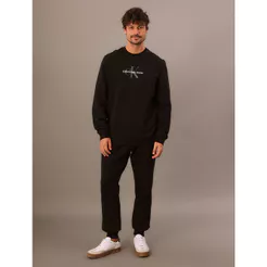 Casaco Moletom Masculino Re Issue Calvin Klein Jeans - Preto