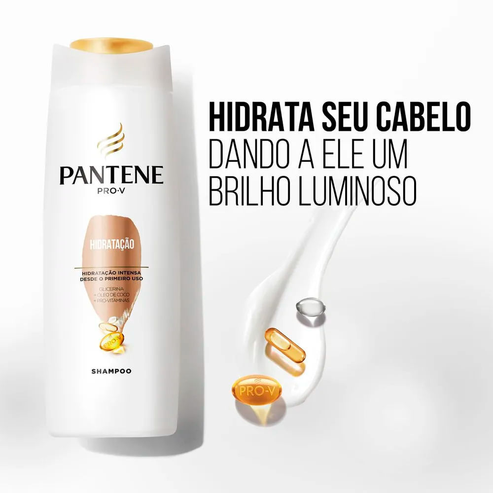 Kit Pantene Shampoo 350ml + Condicionador 175ml Hidratação · foto 2