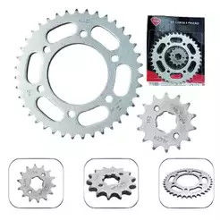 Kit Coroa + Pinhão Allen P/Moto Factor/Fazer 150 2016 A 2024 39T/14T Alta Qualidade