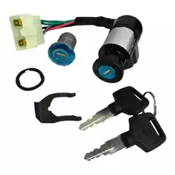 Kit Chave De Ignição Completo Honda C100 Biz 1998 Até 2003 2004 2005 (2 Pcs)