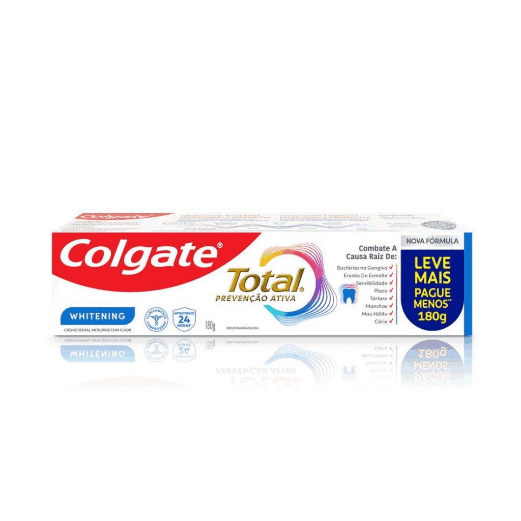 Creme Dental Colgate Total Whitening 180g