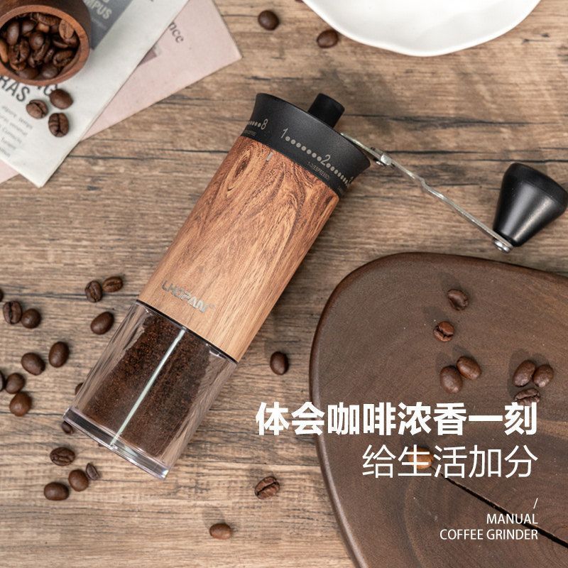 Moedor de mão europeu para cozinhar, moedor de grãos de café, moedor de café doméstico, ajuste externo C