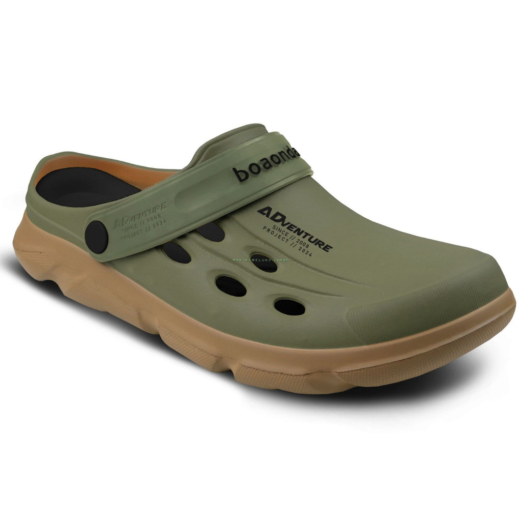 Sandalia Chinelo Babuche Adventure Clog Masculino BoaOnda Pescaria Conforto — imagem 2 de 2