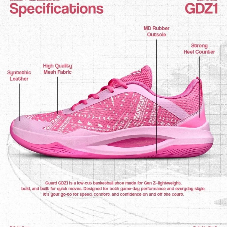 Sapatos De Basquetebol GDZ1/Originais