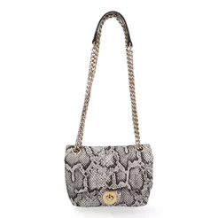 Bolsa Tiracolo Couro Cobra Natural