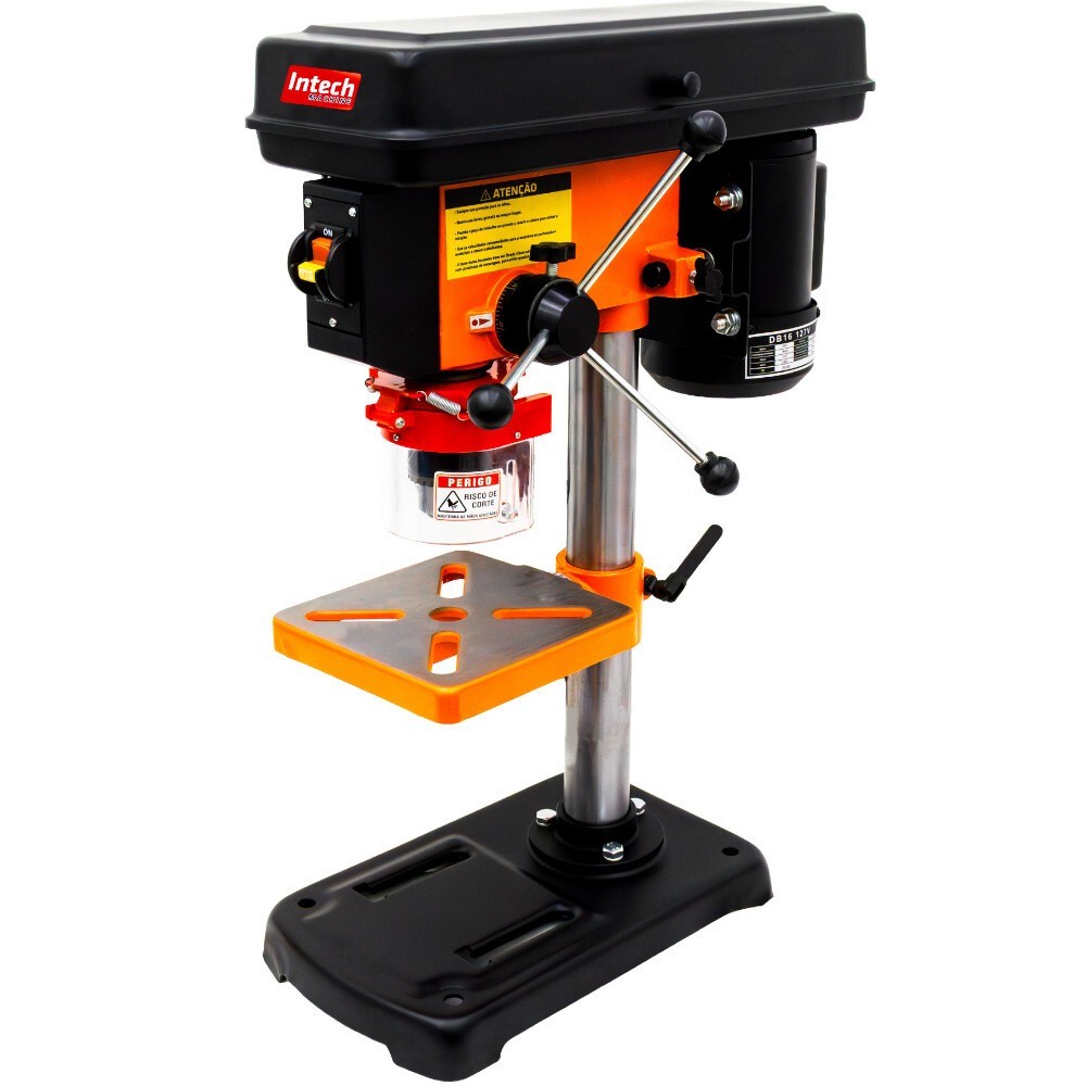 Furadeira de bancada 1/2 hp mandril 5/8" monofásica DB16 - Intech Machine