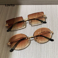 Lovito Óculos de Sol Elegantes Óculos de Sol Exquisitos SGFB126FX043