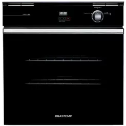 Forno Brastemp de Embutir a Gás 78 Litros Preto BOA84AERNA