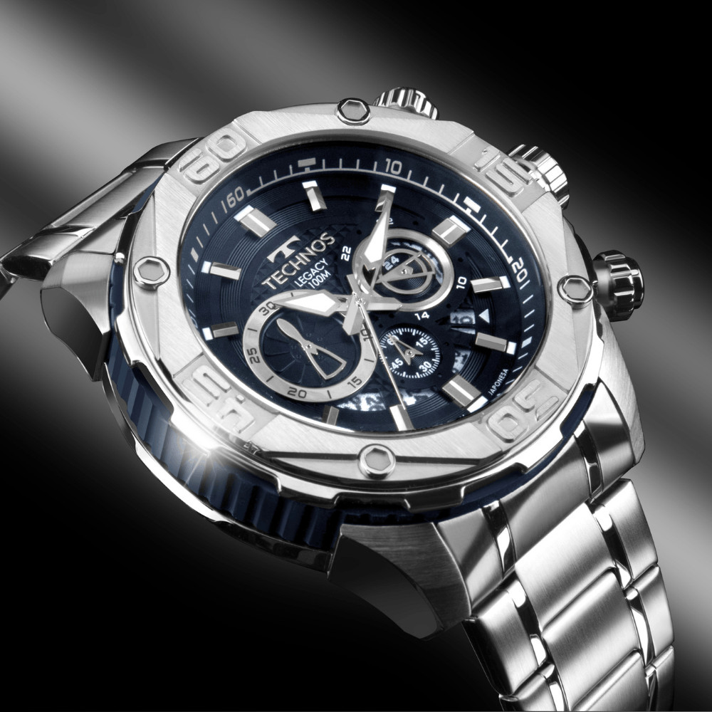 Relógio Technos Masculino Legacy Prata - JS25BBZ/1A — imagem 2 de 2
