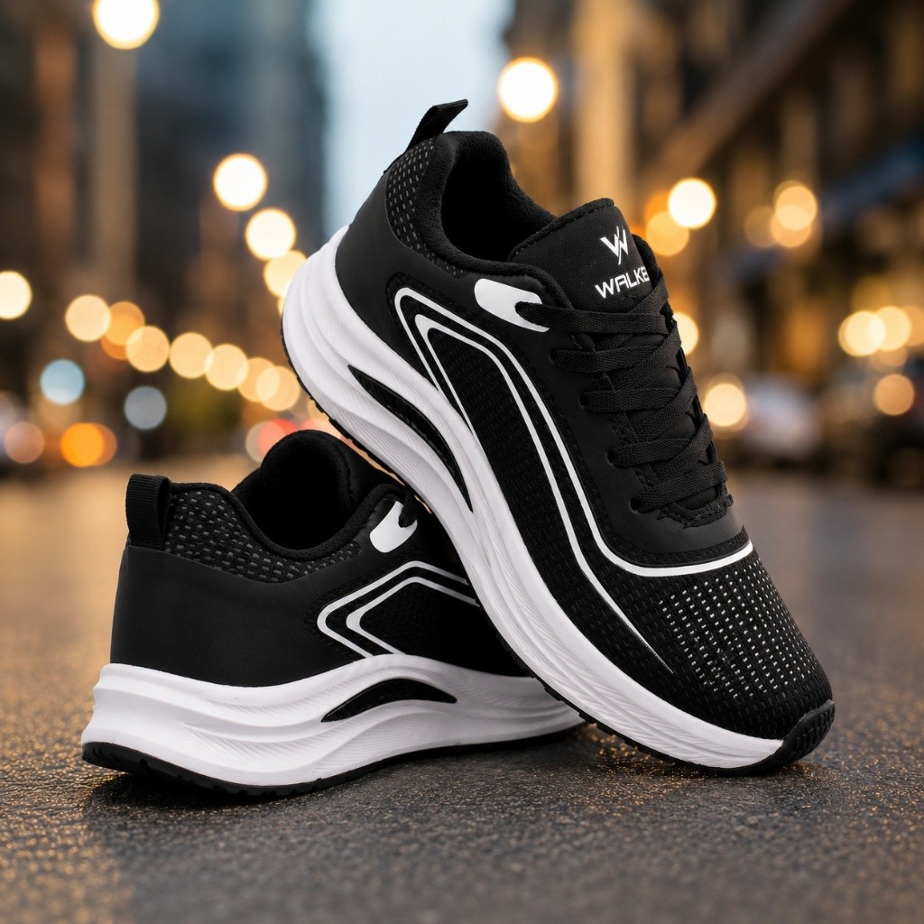 Tênis Masculino Feminino Esportivo Corrida Caminhada Academia Casual Leve Confortável Respirável Antiderrapante WALKE