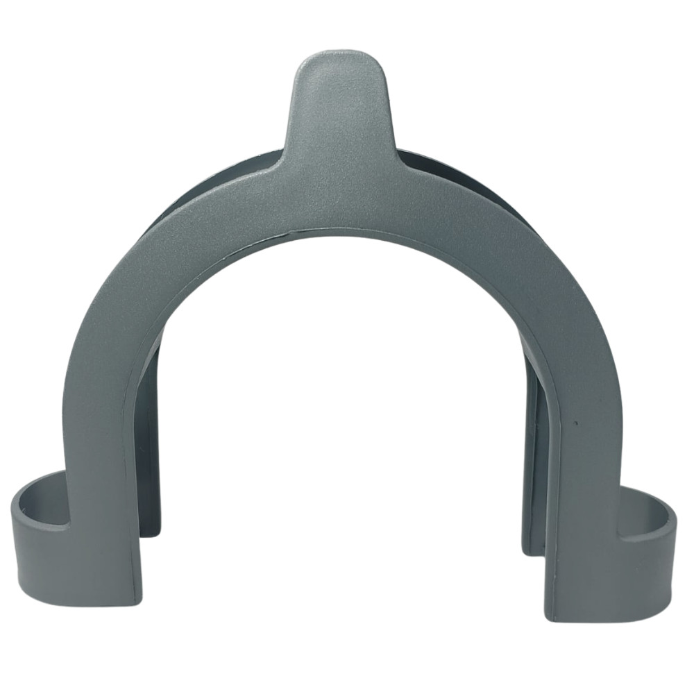 Kit 2un Guia Suporte Curva para Mangueira Saída para Lavadora Electrolux LAC09 LT50 LED14 62810035