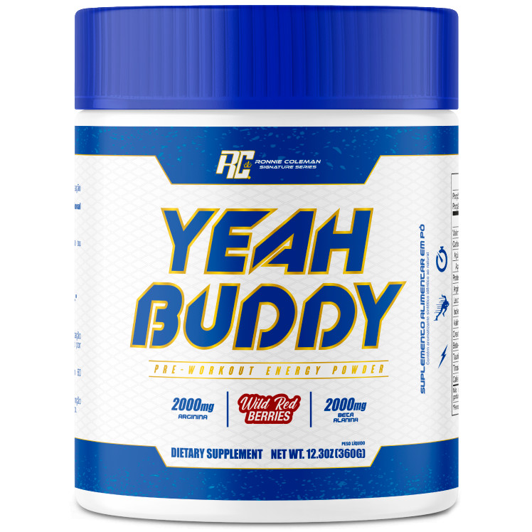 Pré Treino Yeah Buddy Ronnie Coleman 360g Frutas vermelhas em Oferta na Shopee