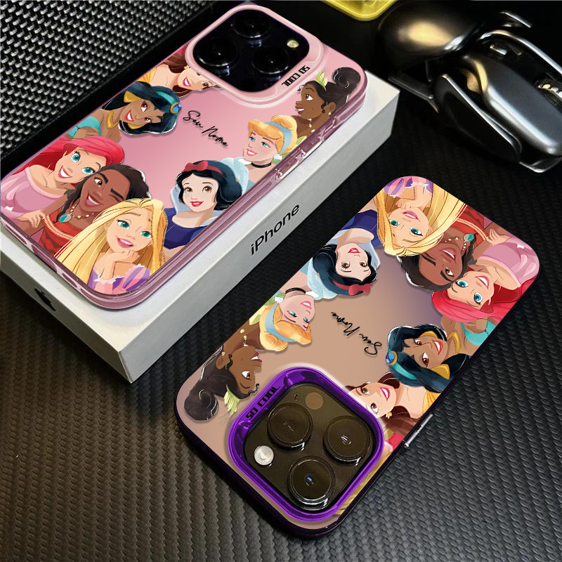 Capinha personalizada Princesas Disney Divertida fofo para Samsung S22 S24 S23 Ultra S20 S21 S23 FE S24 S25 S22 Plus S23