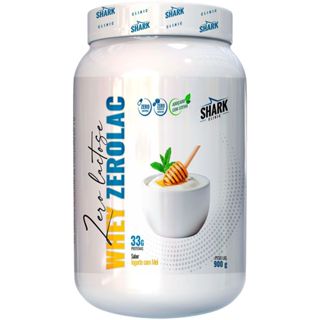 Whey ZeroLac - 900g Iogurte com Mel - Shark Clinic em Oferta na Shopee