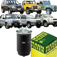 Filtro Diesel Combustível MWM 2.8 GM Chevrolet S10 / Blazer - Nissan Frontier / X-Terra - Troller T4 (Mann WK842/3