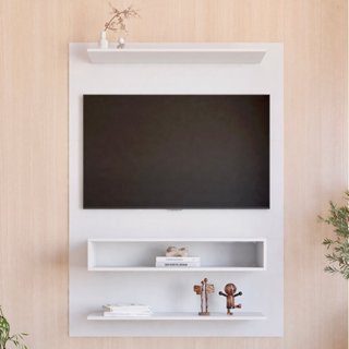 Painel para TV até 50 Polegadas 1 Nicho Boulevard Yescasa Branco em Oferta na Shopee
