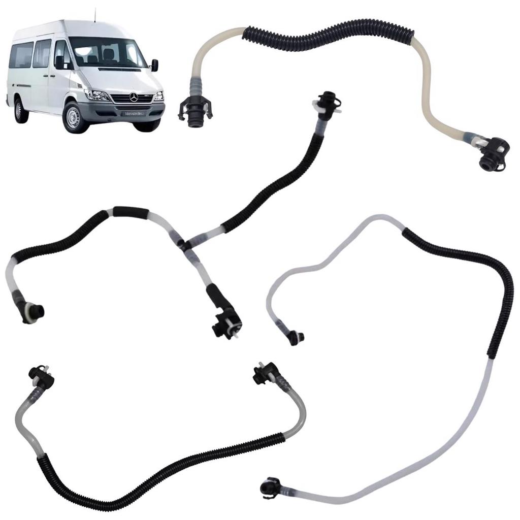 Kit Com 4 Mangueiras Combustível Para Sprinter 311, 313, 413 em Oferta na Shopee