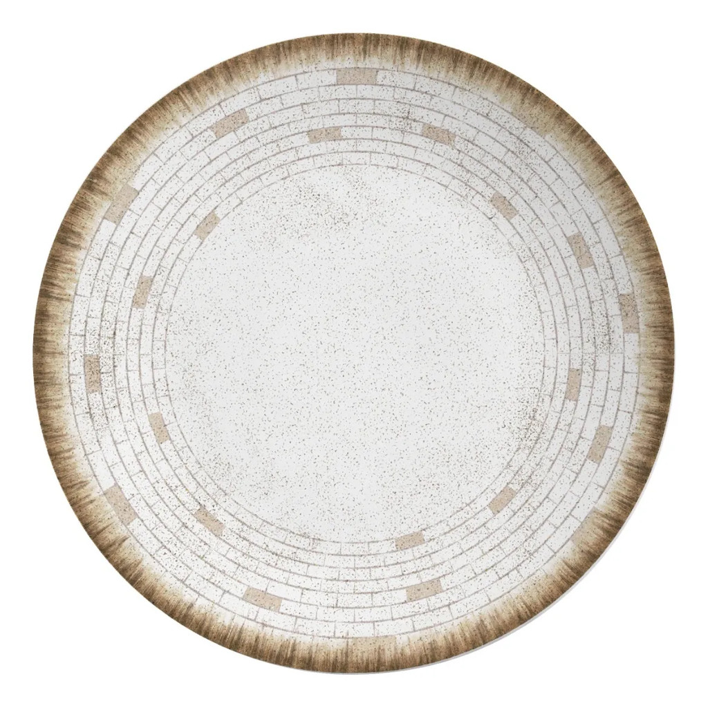 Conjunto Pratos Raso Jantar De Cerâmica Creta Alleanza - 29cm