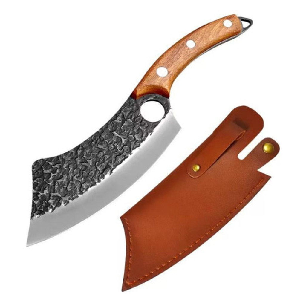 Cutelo Artesanal Cozinha Churrasco Inox 7245
