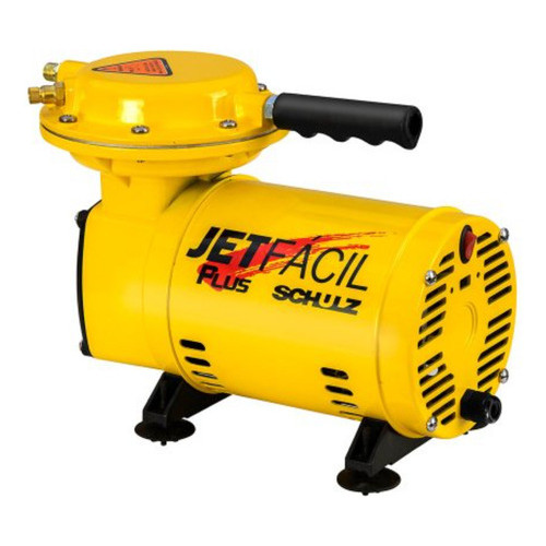 Compressor De Ar Schulz Jet Fácil Plus 220v Com Acessórios Cor Amarelo