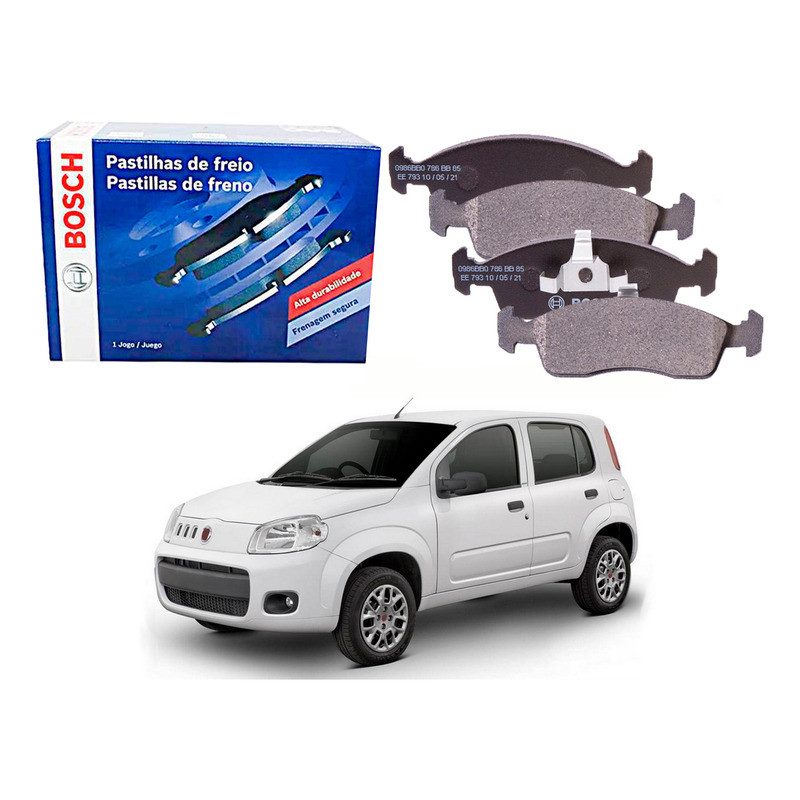Pastilha Freio Dianteira Bosch Novo Uno 1.0 1.4 2010 A 2016 em Oferta na Shopee