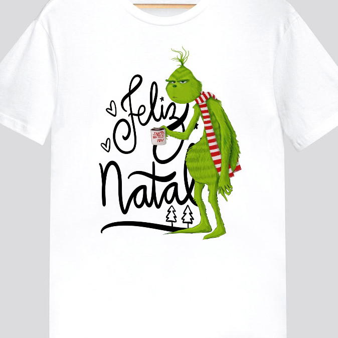 Camisa Camiseta Natal Grinch Café Chocolate Quente Premium Envio Imediato