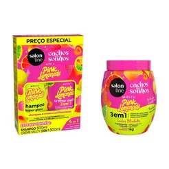 Kit Trata e Finaliza Multy Pink Lemonade