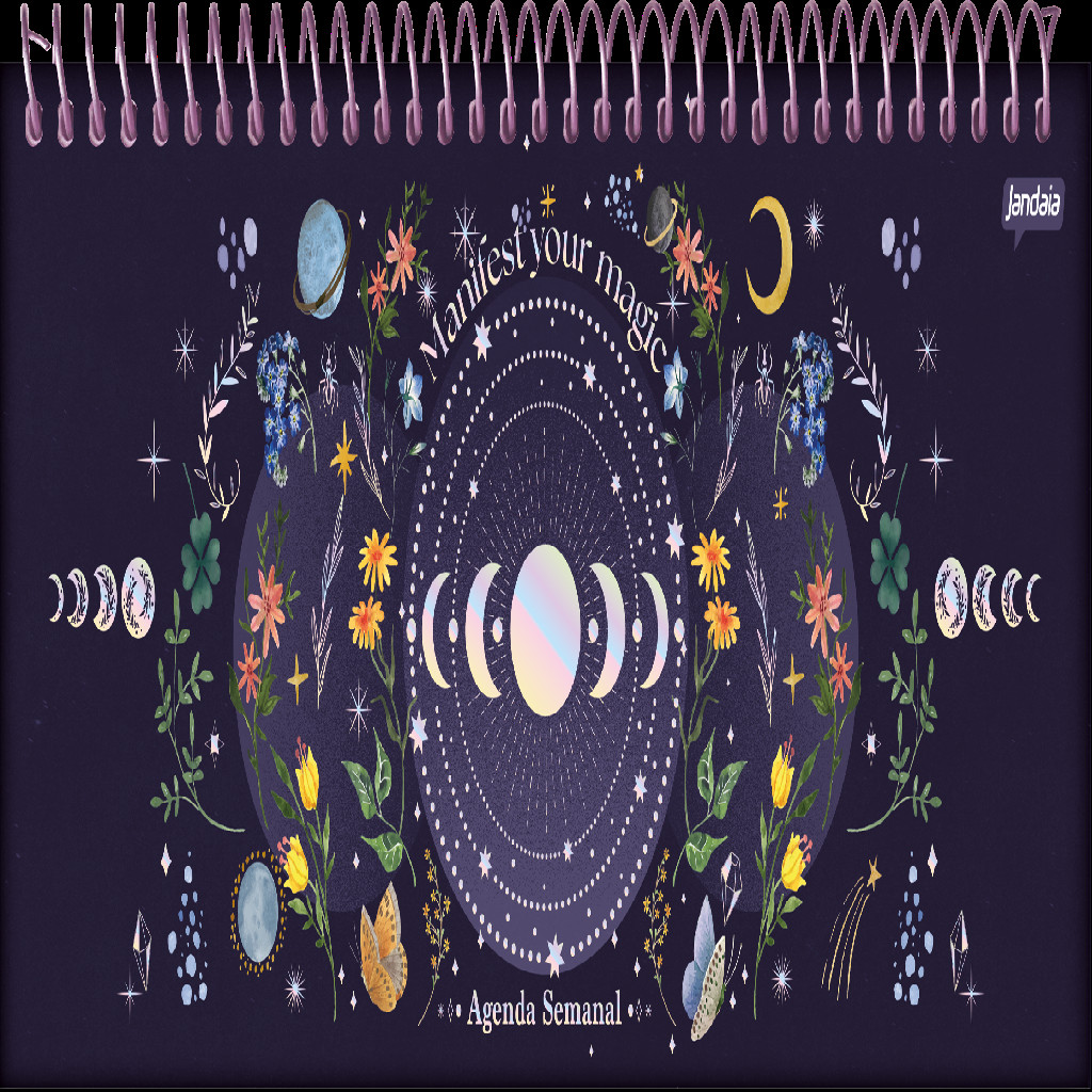 Agenda Semanal Permanente Mystic 30x11cm Sortida