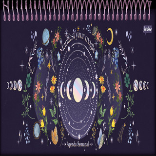 Agenda Semanal Permanente Mystic 30x11cm Sortida
