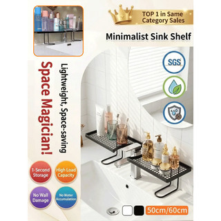 【Compacto e Funcional】Organizador De Lavabo Luxo Leve Para Banheiro Com Design Moderno/Armazenamento/Minimalista