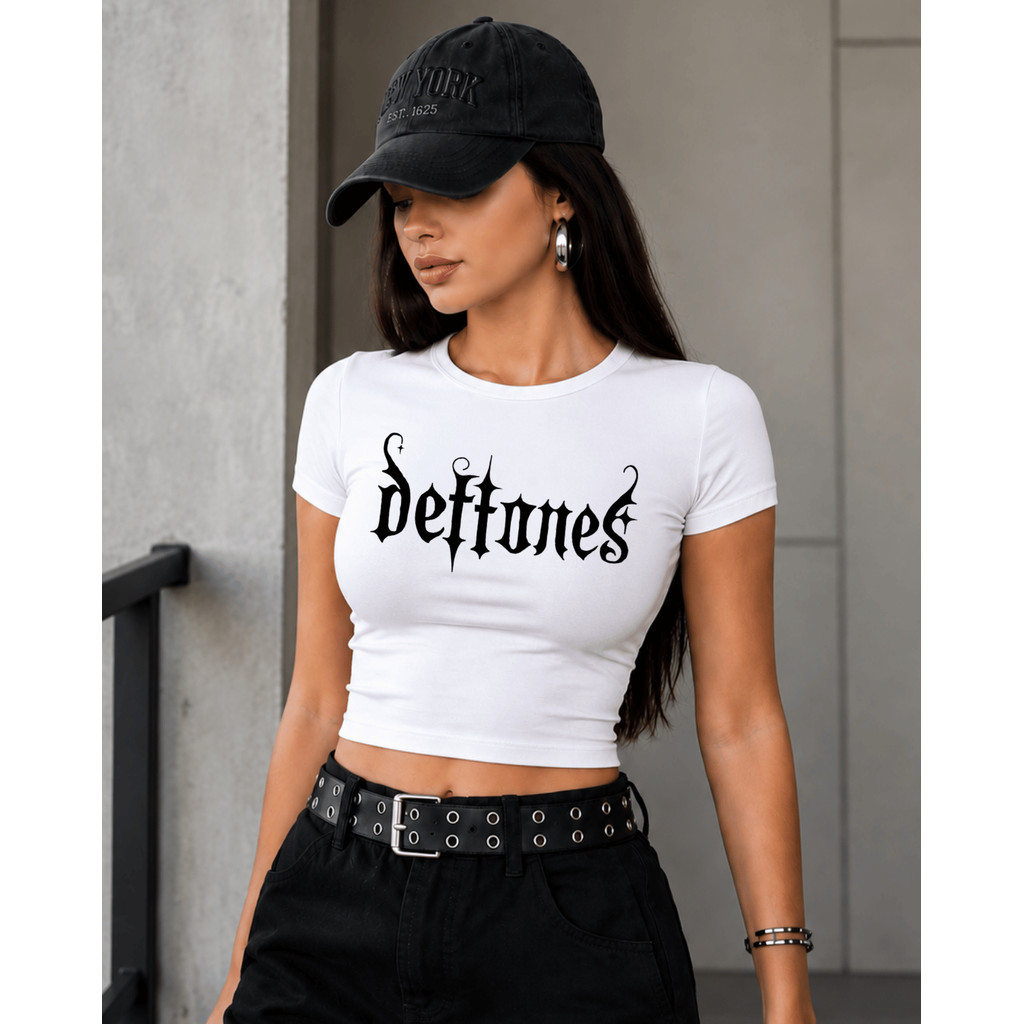 Blusinha Camiseta Baby Look Baby Tee Coladinha Feminina Suplex Estilosa Confortável Dia a Dia Estampada