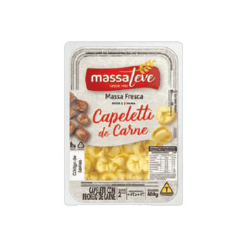 Capeletti de Carne Massa Leve