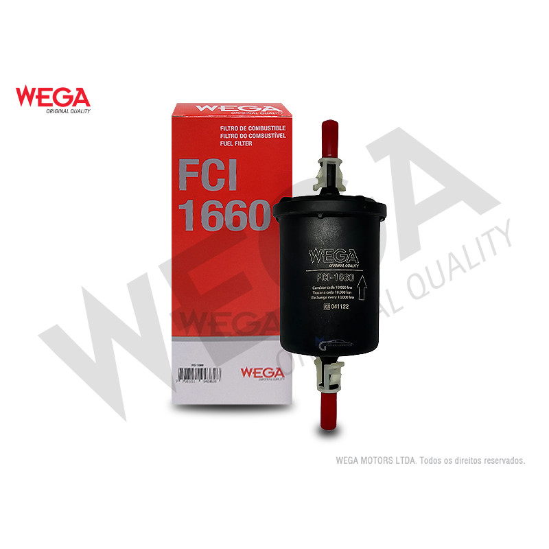 Filtro de Combustível Fiat Uno 2010 até 2026 Wega Original