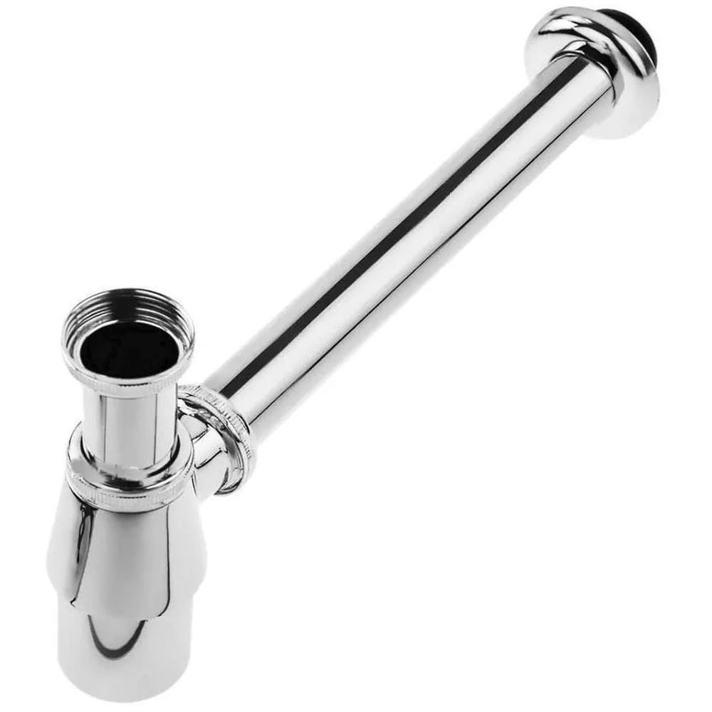 Sifão Pia Tanque Lavanderia Metal Copo Cromado 1.1/4 x 2'' Conexao