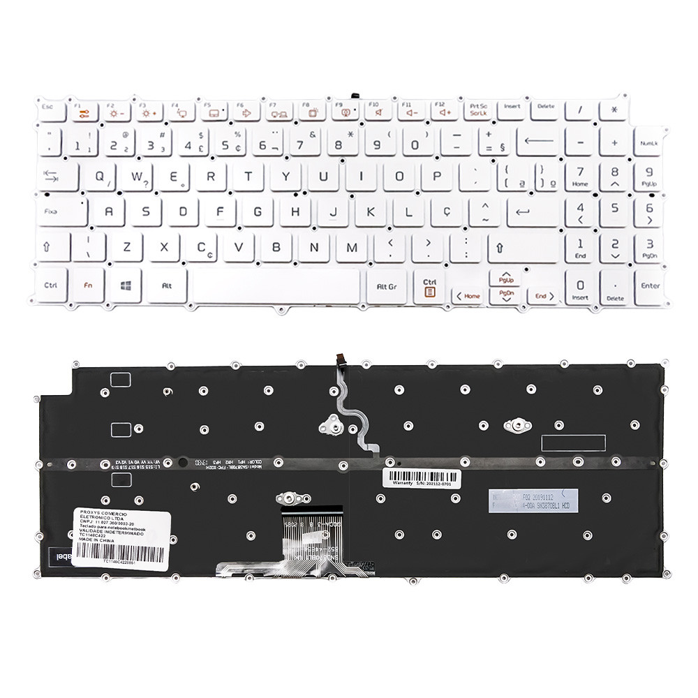 Teclado para Notebook Lg Gram 15Z980