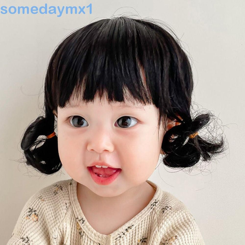 SOMEDAYMX1 Acessórios de Cabelo para Bebê Menina Recém-Nascida, Acessórios de Peruca, Acessórios Doces para Cabeça, Deco