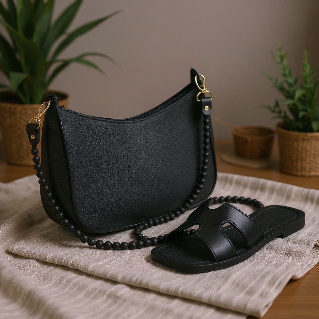 Kit Bolsa Rasteirinha Feminina Flat Combinando Casual 34 ao 39 — Achadinhos  Marcia