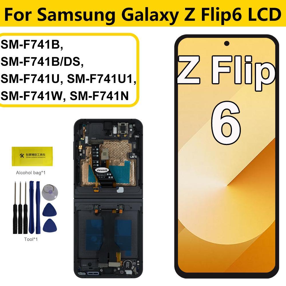TFT Z Flip6 Para Samsung Galaxy LCD F741 F741B F741U Display Montagem Da Tela Fl